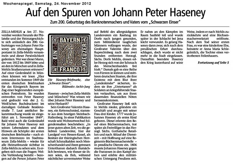 Pressebeitrag Wochenspiegel Pressebeitrag Wochenspiegel